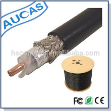 El cable coaxial RG58 / RG59 / RG6 / RG11 75ohm se aplica al CCTV / CATV con el estándar de CE ROHS